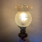 Vintage Wandlamp Met (Melk)Glazen Kap thumbnail 8