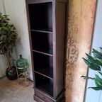 Teakhouten Boekenkast Afm. 58x34cm En 181cm Hoog thumbnail 2