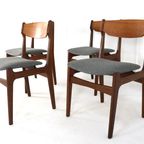 Set 4 Findahl Vintage Eetkamerstoelen Stoelen Gestoffeerd Deens thumbnail 18