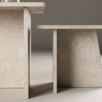 Eves Salontafel Set - 60 X 60 Cm - Beige Marmerlook thumbnail 5