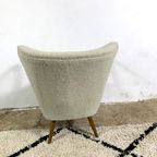 Mid Century Club Chair Boucle thumbnail 7