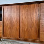 Ernst Dieter Hilker Vintage Jaren 60 Wandmeubel, Highboard thumbnail 6