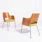 Set Of 6 Scandinavian Design ‘Cortina’ Shell/Club Chairs By Gunilla Allard thumbnail 4