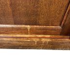 Vintage Industriële Houten Kast Met Schuifdeuren thumbnail 10