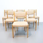 Set Van 6 Deense Vintage Stoelen thumbnail 2