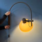 Mid Century Herda Mushroom Arc Wandlamp | Space Age-Lamp | Vintage Wandlamp thumbnail 2