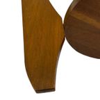 Art Deco Plantentafeltje Bijzettafeltje Eikenhouten Jaren 50 thumbnail 4