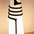 Design Tafel Lamp Jerzy Sluczan-Orkusz Snake Lamp Zwart / Wit Glas thumbnail 2