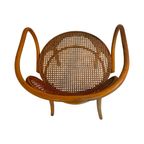 Ligna Drevounia (thonet) - No. 210 - Bentwood Chair With Wicker / Rattan Seating thumbnail 7