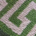 Vintage Groen Deurtapijt. thumbnail 5
