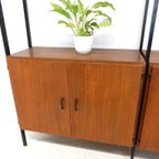 Vintage Simpla Lux Kast Wandmeubel Dressoir Jaren 60 Teak thumbnail 7