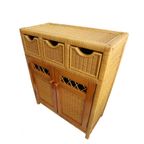 Vintage Rotan/Bamboe Kast, Bohemien thumbnail 2