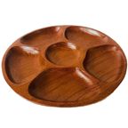 Teak Houten Hapjesschaal Midcentury Laur Jensen thumbnail 3