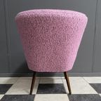 Pink Cocktail Chair 1960S Mcm thumbnail 8