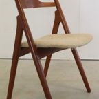 Set 6 Hans Wegner Carl Hansen Ch29 Stoelen Vintage Deens Sawbuck thumbnail 6