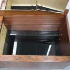 Vintage Kaptafel Palissander Drieluik Spiegel thumbnail 12