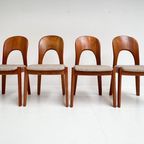 Set Van 4 Niels Koefoed Stoelen Crème, 1960'S thumbnail 4