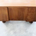 Art Deco Bureau | Desk | Eiken | Jaren 40 thumbnail 5