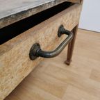 Oude Frans Houten Boeren Eettafel, Keukentafel, Tafel, Tuintafel thumbnail 6