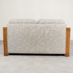 Sofa 2-Zit Bamboo And Rattan Met Grafisch Patroon thumbnail 8