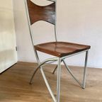 4 Vintage Design Eetkamerstoelen, Setprijs thumbnail 7