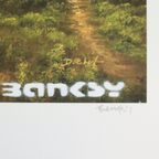 Offset Litho Naar Banksy Bird And Grenade 107/150 thumbnail 8
