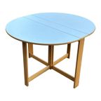 Vintage Ronde Scandinavische Opklapbare Eettafel Design thumbnail 16