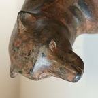 Bronzen Zittende Beer Pierre Chenet thumbnail 5