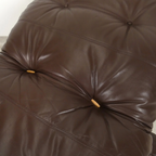 Ligne Roset Marsala - Fauteuil En Ottman - Bruin Leder thumbnail 10