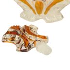 Art Deco Stijl Amberkleur Parfum Toiletset Boudoir Bleikristal thumbnail 4