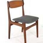 Set 4 Findahl Vintage Eetkamerstoelen Stoelen Gestoffeerd Deens thumbnail 15