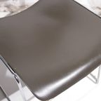 Industrieel Vintage David Rowland 40/4 Stoelen Donker Legergroen thumbnail 6