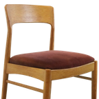 Set Van 4 Niels Bach Stoelen Eetkamerstoelen 'skodsborgskov' Vintage thumbnail 5