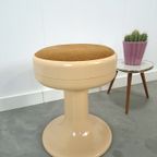 Space Age Tulip Kruk Beige Nr. 5 Vintage thumbnail 6