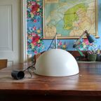 Vintage Dome Mushroom Hanglamp Hoffmeister Leuchten Jaren '70 thumbnail 14
