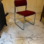 Vintage Buisframe Stoelen 6 Stuks thumbnail 8
