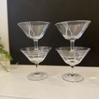 4 Vintage Borrelglaasjes Jaren 60 thumbnail 4