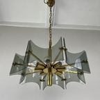 Midcentury Hanglamp Van Messing En Rookglas Schroder&Co thumbnail 6