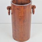 Vintage Massief Houten Paraplubak, Frankrijk 1950 Art Deco thumbnail 7