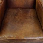 Comfortabele Schapenleren Art Deco Design Fauteuil Met Een Luxe Uitstraling thumbnail 14