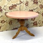 Ronde Salon/wijntafel Restyle Peach Hout Brocante thumbnail 2