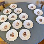14x Gebaksschotels Schotels Van Franse Klassieke Aristocraten Antiek thumbnail 2