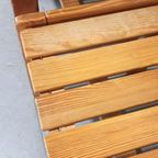 Set Van 4 Vintage Massief Grenen Eetkamerstoelen thumbnail 13