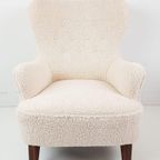 Vintage Artifort Theo Ruth Heren Fauteuil Teddy Nieuwe Stof thumbnail 2