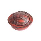 Takaoka Shikki Lacquerware Seabream Bonbonniere Box, Japan 1920S thumbnail 2