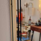 Vintage Organichse Spiegel Wandspiegel Mirror Goud Zwart thumbnail 11