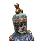 Grote Unieke Chinese Dekselvaas thumbnail 3