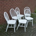 Witte Keukenstoelen 6 Stuks thumbnail 4