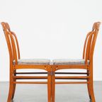 Set Van 2 Luxe Art Nouveau Design Schuitema Eetkamerstoelen Met Prachtige Details thumbnail 3