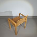 Beech Wood And Webbing Side Chair By Olivo Pietro, Italy, 1970s thumbnail 10